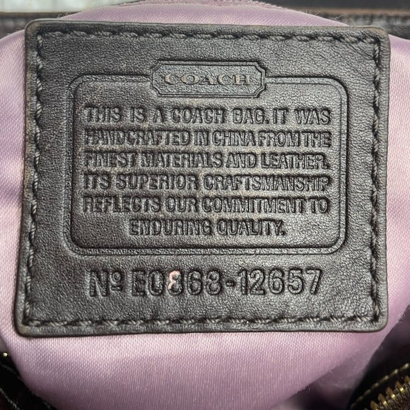Coach Zoe Signature 12657 VINTAGE - Picture 4 of 4